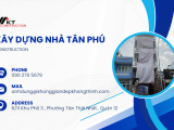 Công trình nhà ở Tân Phú 1 trệt 1 lững 4 lầu